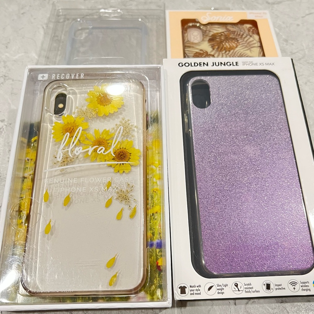 LOT OF 4 IPHONE XS MAX CELLPH CASES